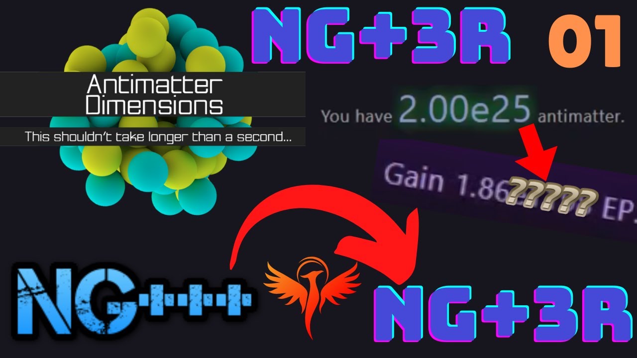 Antimatter Dimensions NG+3R Episode 1: THE SEQUEL TO NG+++?!