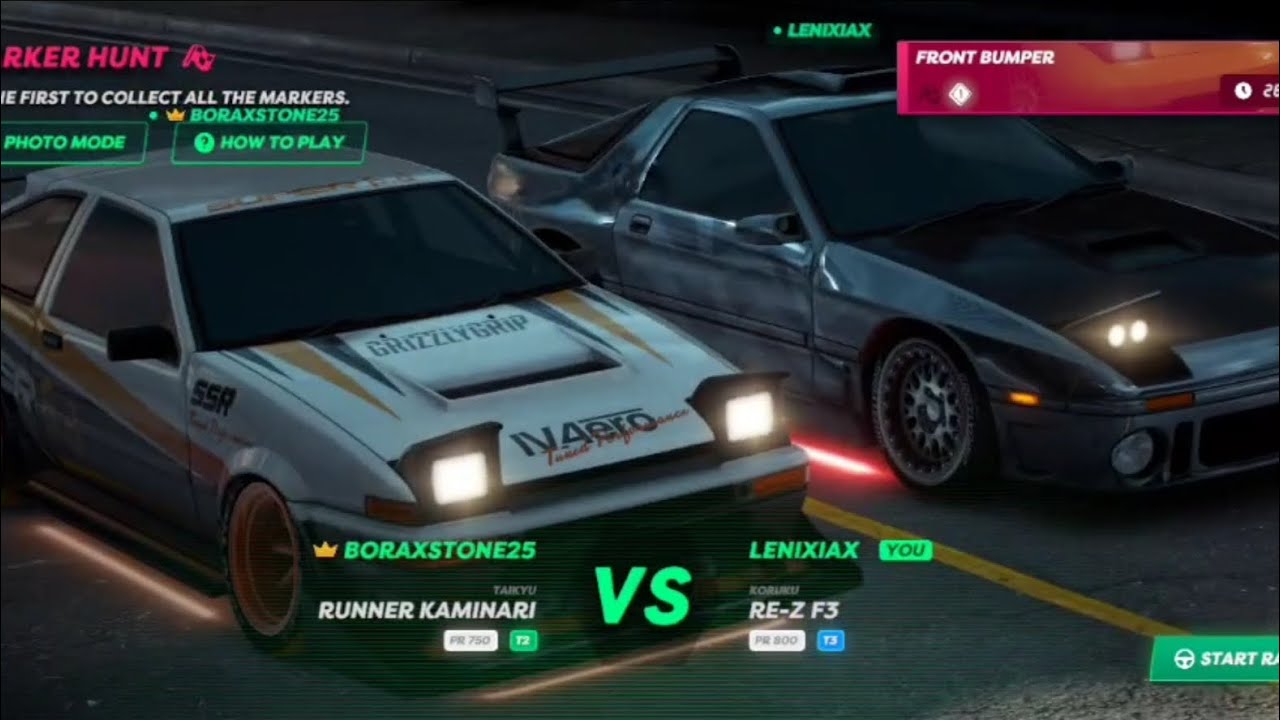 Marker hunt race vs Boraxstone25, Static Shift Racing Gameplay