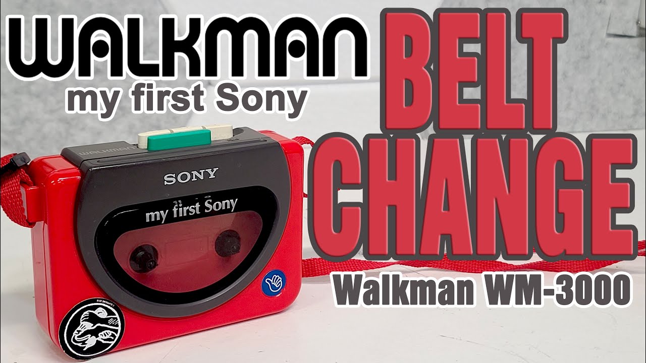 Walkman WM-3000 — «Мой первый Sony» — замена ремня и обслуживание