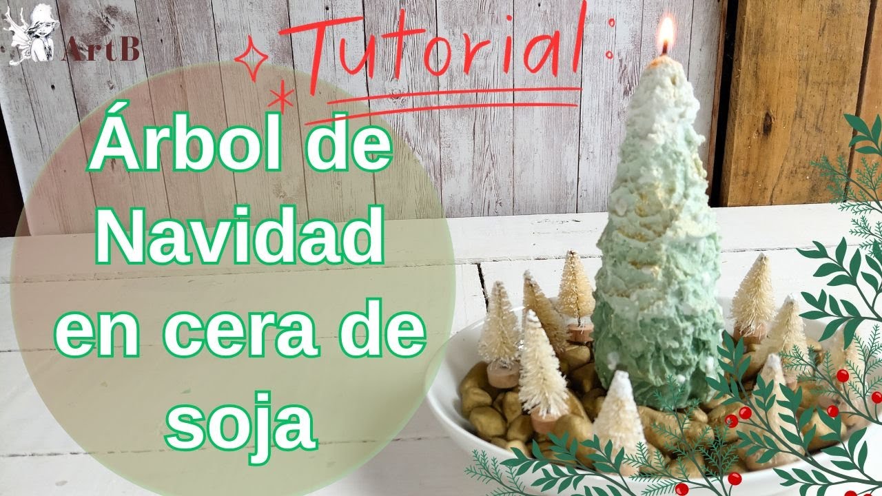 Transforma la Cera de Soja en un Hermoso Árbol de Navidad..