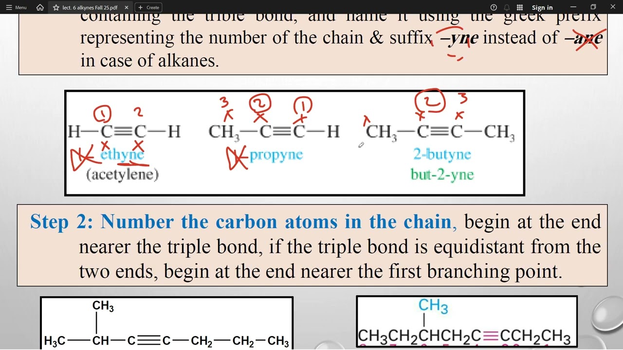 Pharmaceutical Organic Chemistry - I | Alkynes | Faculty of Pharmacy, Badr University