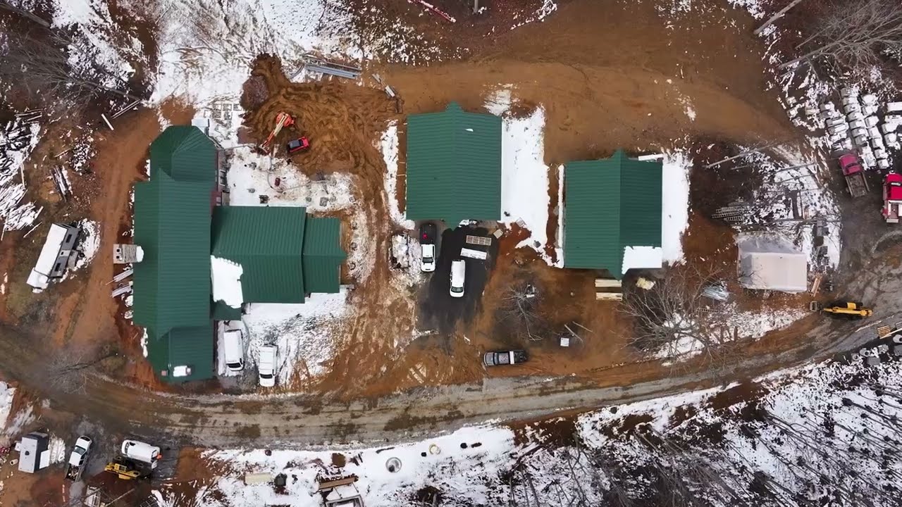 Inside the Build of Shanti Retreat | Custom Metal Deck Frame, Drone Construction Site Visit