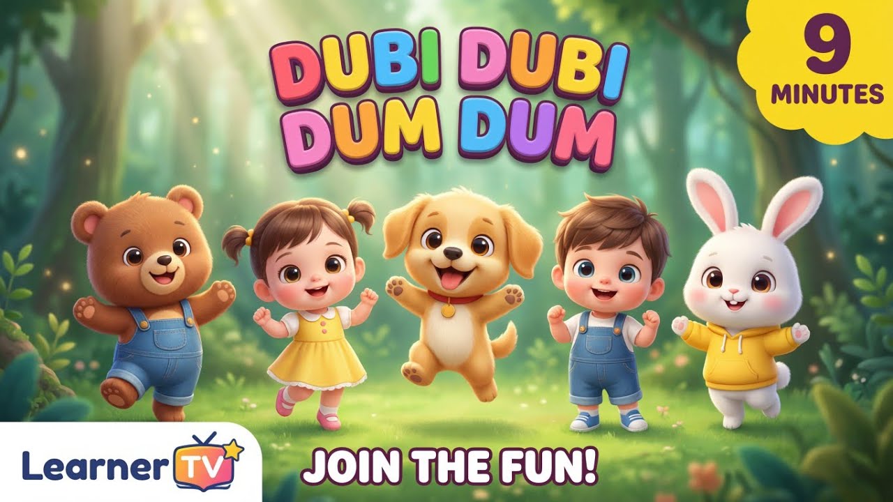 Dubi Dubi dum dum kids Rhymes|wheel on Bus Ride & Sea Adventure for Kids