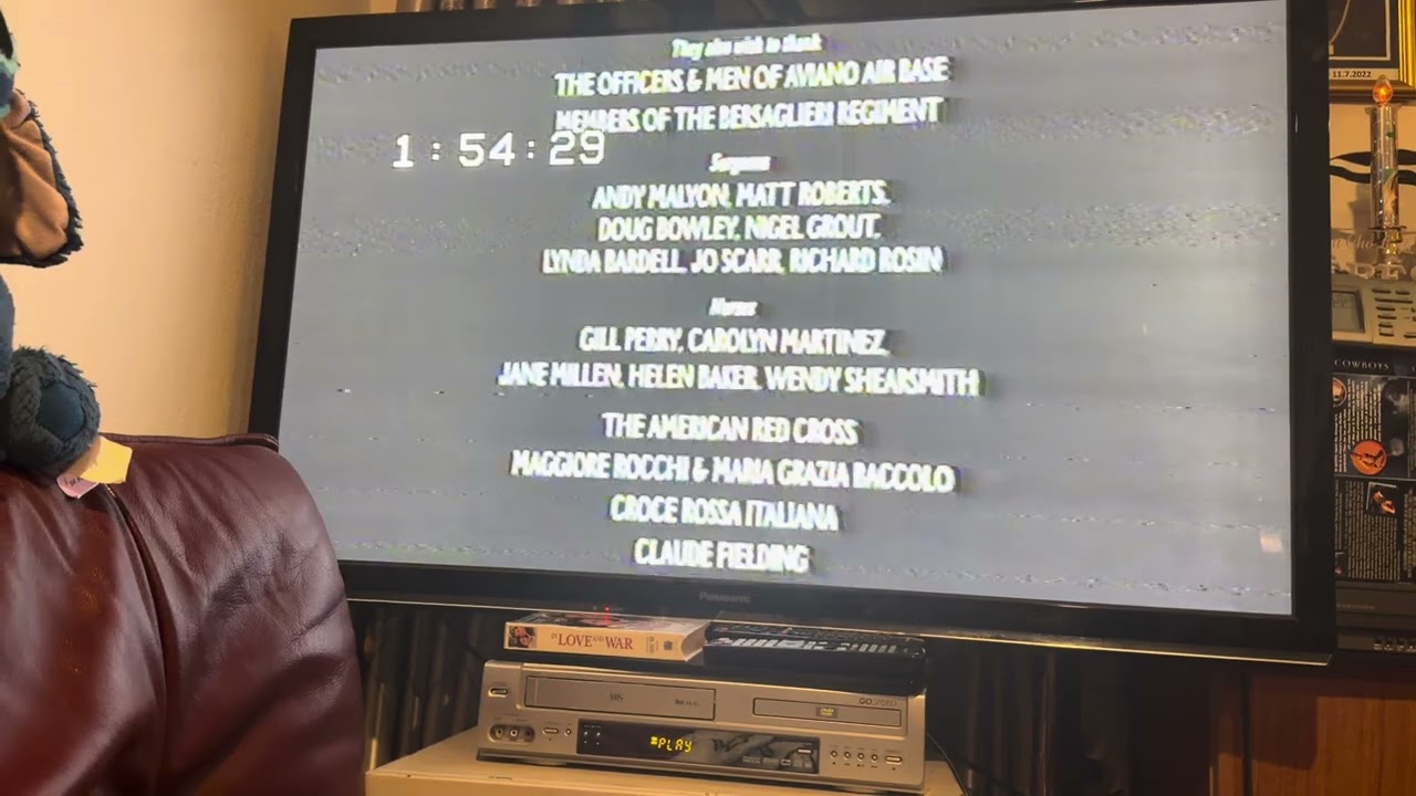 Closing to In Love And War 1997 VHS (Version #2)