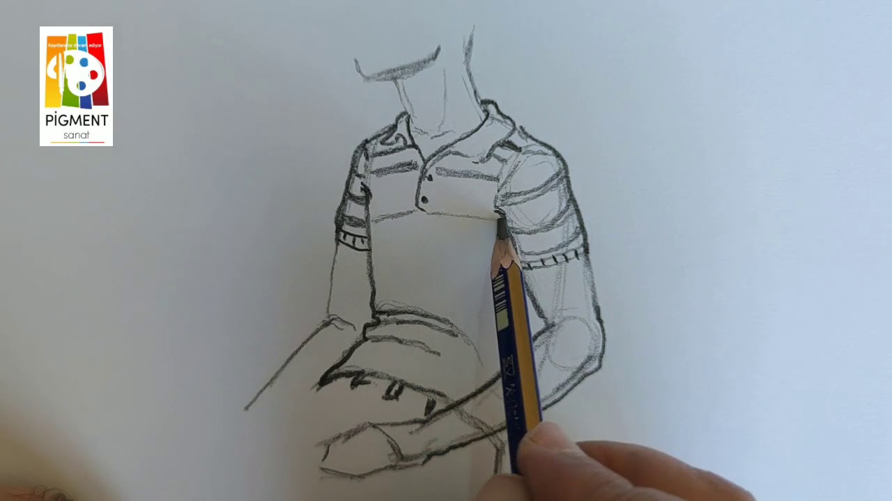 Güzel Sanatlar Özel Yetenek Sınavlarına Hazırlık desen çizimi (erkek üst beden) #draw #sınav #model