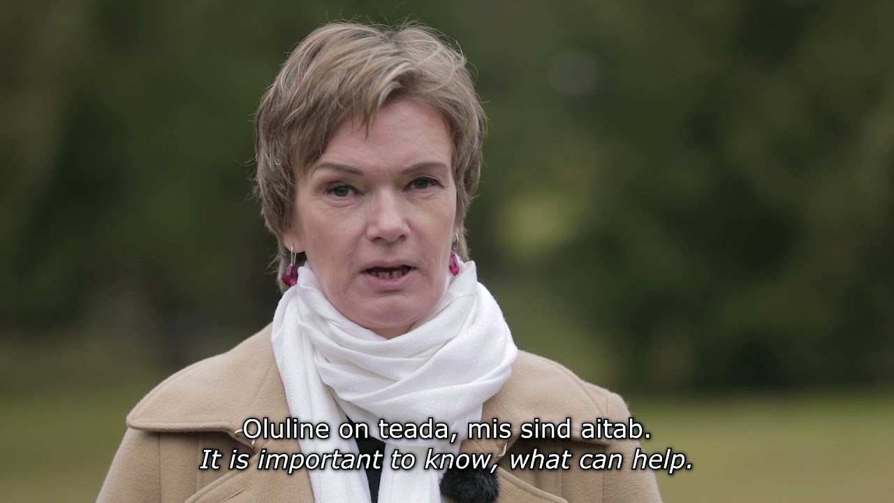 1 Minute Lecture: How to cope with stress?(Merike Sisask)