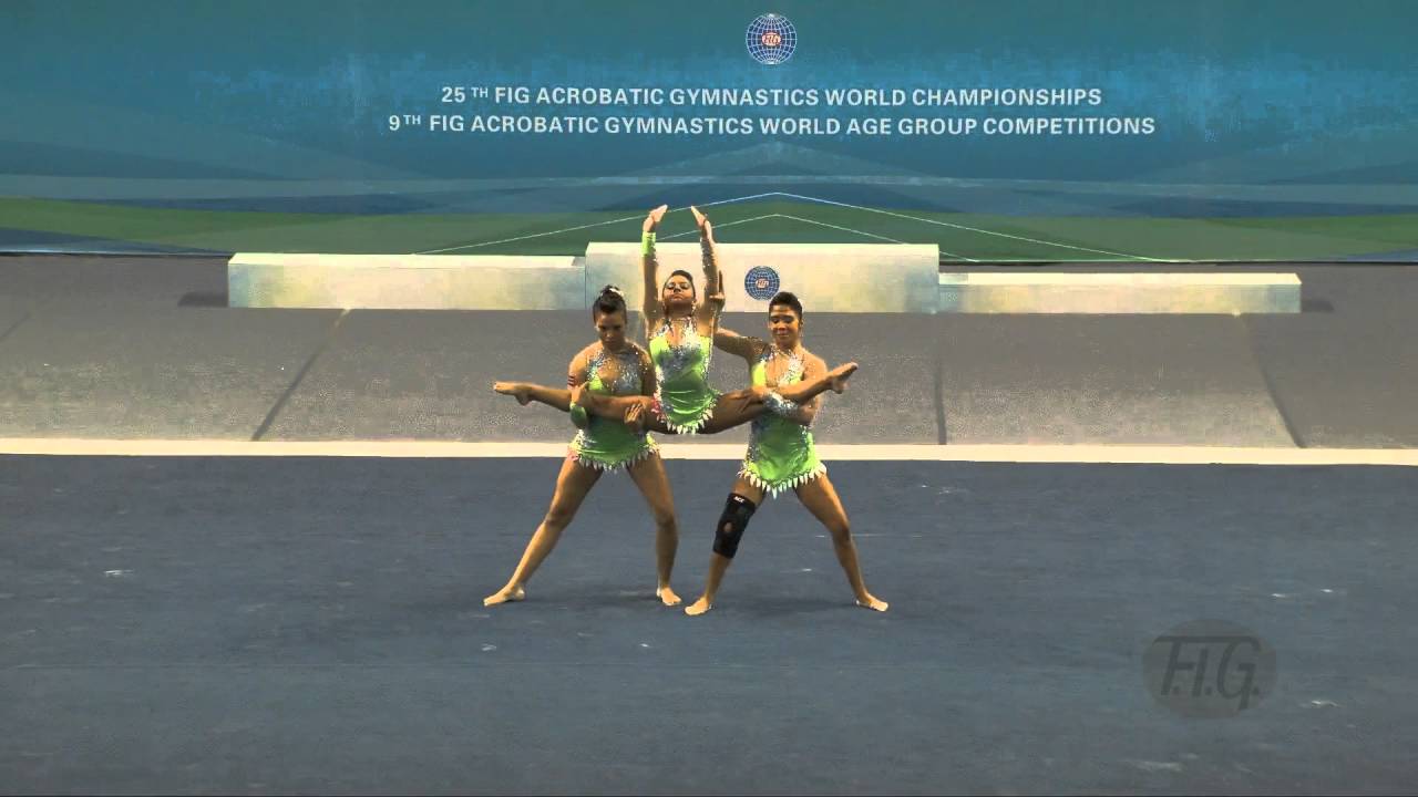 Puerto Rico (PUR) -  2016 Acrobatic Worlds, Putian City (CHN) Balance  Women's Group