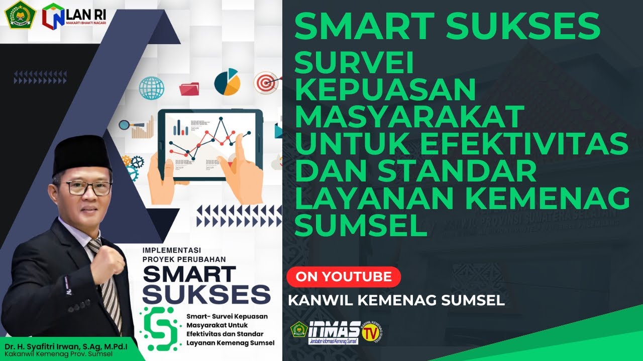 SMART - SUKSES, Survei Kepuasan Masyarakat untuk Efektivitas dan Standar Layanan Kemenag Sumsel