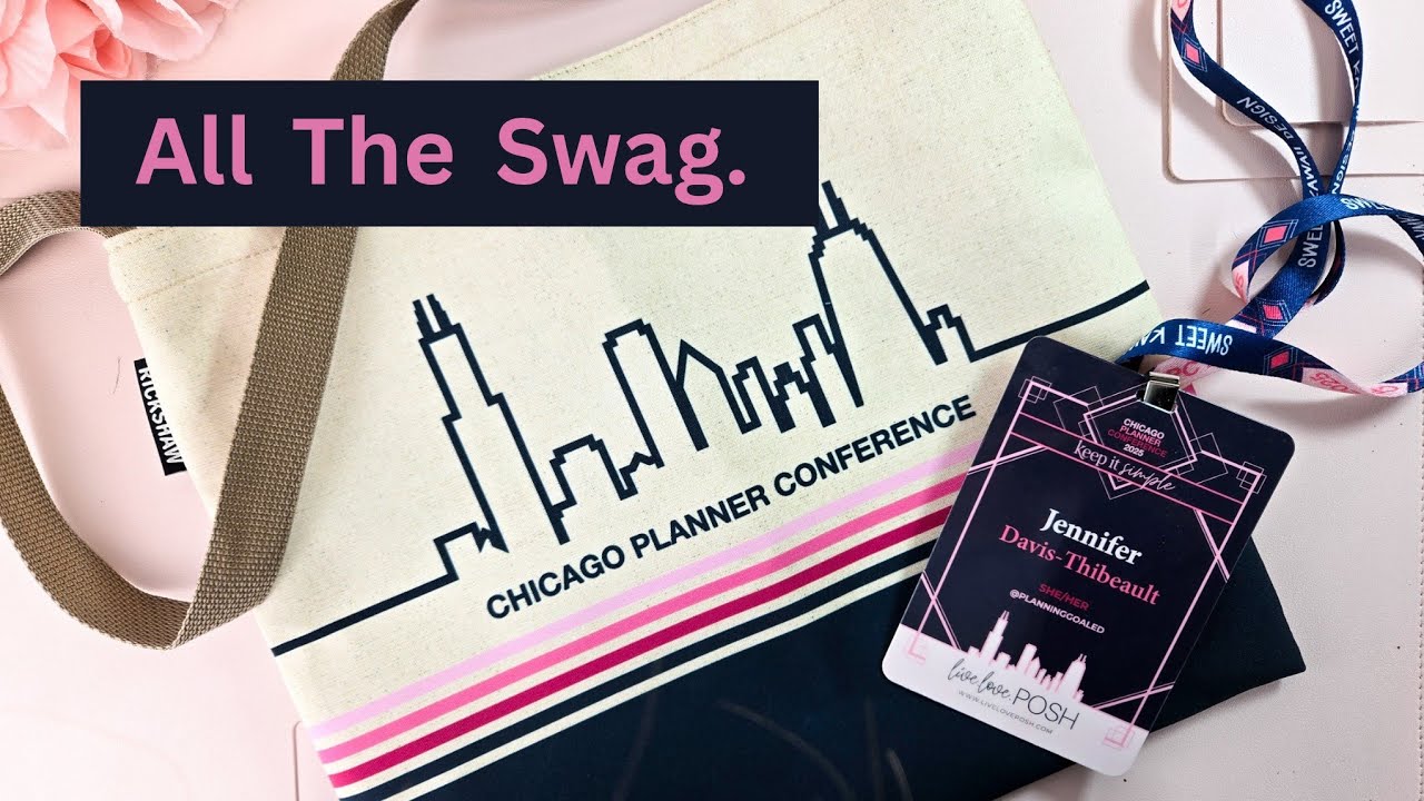 All the Swag! Chicago Planner Coference 2025 Brought the Swag