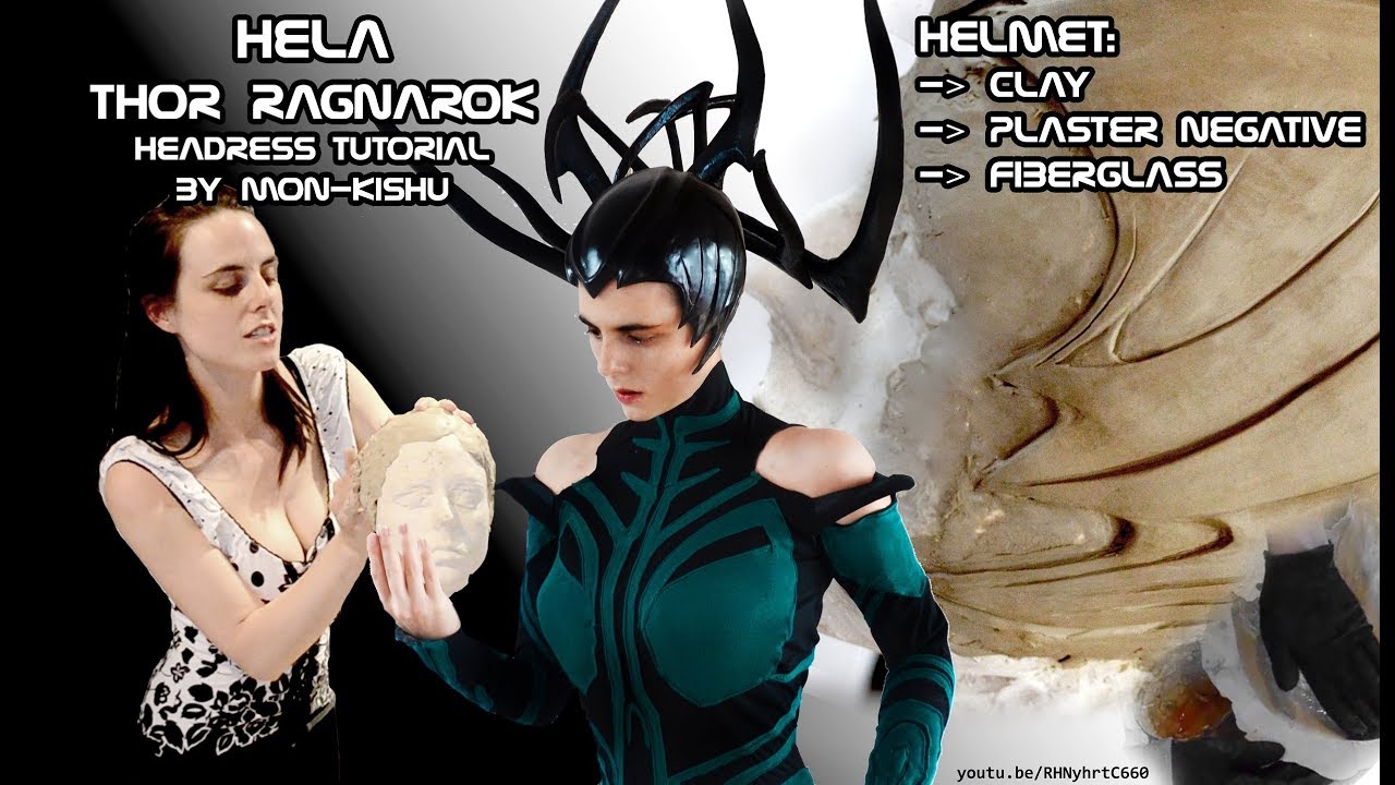 Hela Thor Ragnarok Cosplay Headdress Tutorial: Helmet