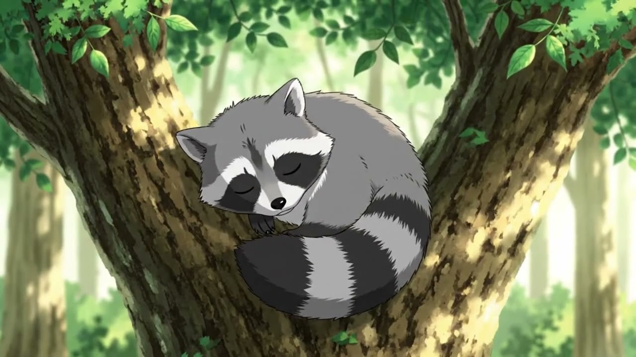 Peaceful Ghibli Sleep: Animals & Gentle Piano 🌙🎶