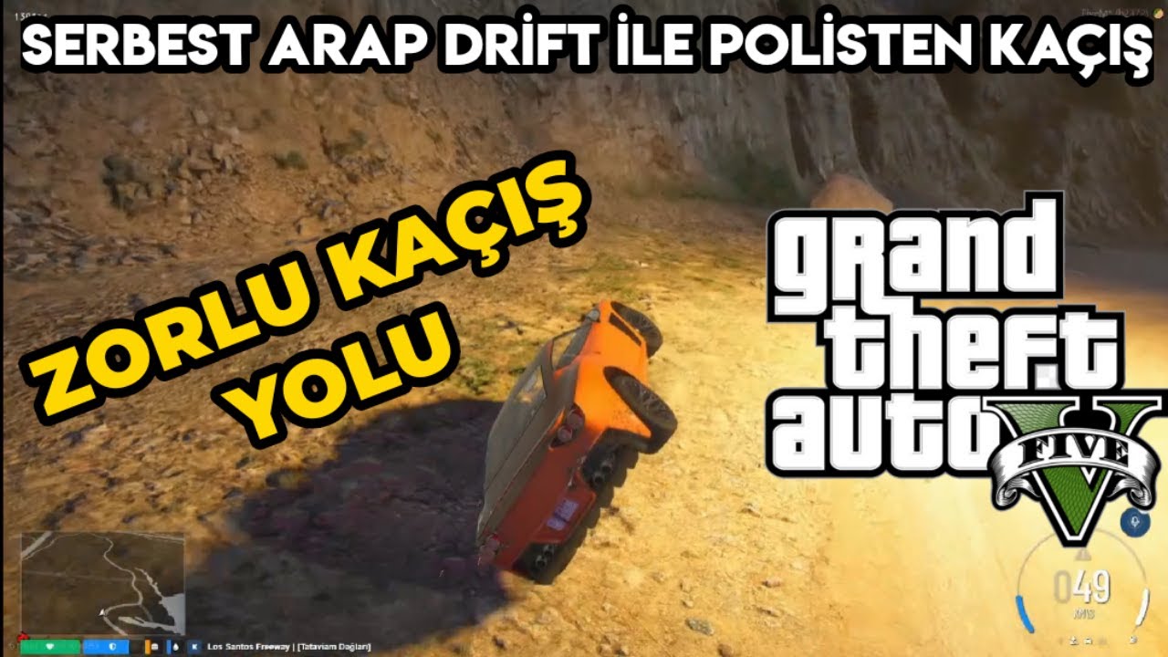 SERBEST POLİSTEN KAÇIŞ  | EV SOYGUNU | EDRP GTA V EFSANE KAÇIŞ