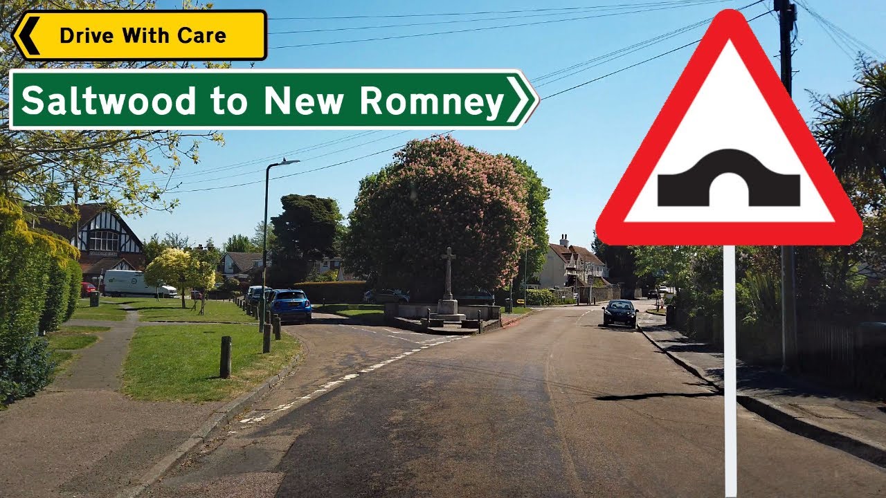 Driving Saltwood To New Romney along the A259
