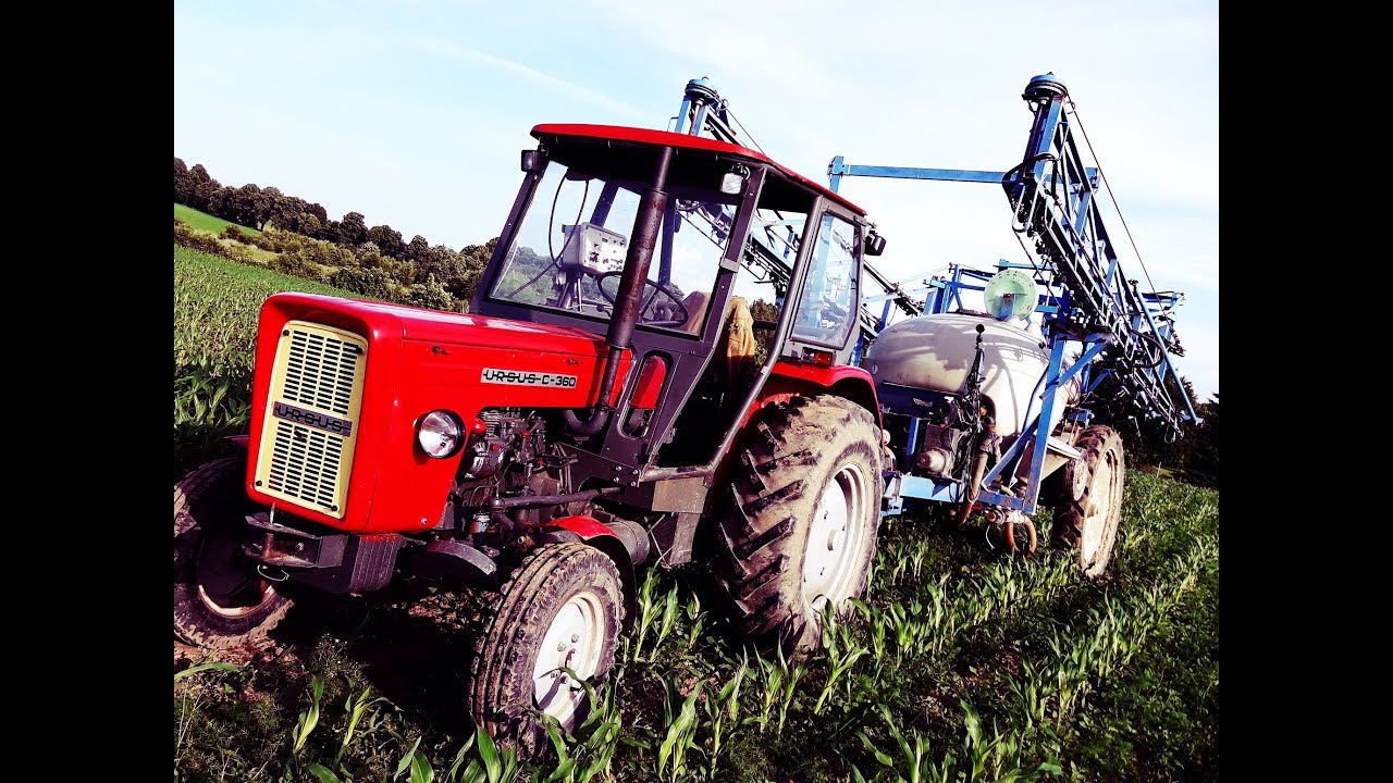 Opryski kukurydzy 2017 //Ursus c-360 //Tecnoma //PolandAgro TV