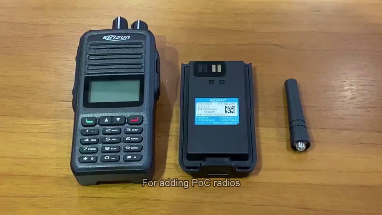 How to use Kirisun PoC radio - One Werkz