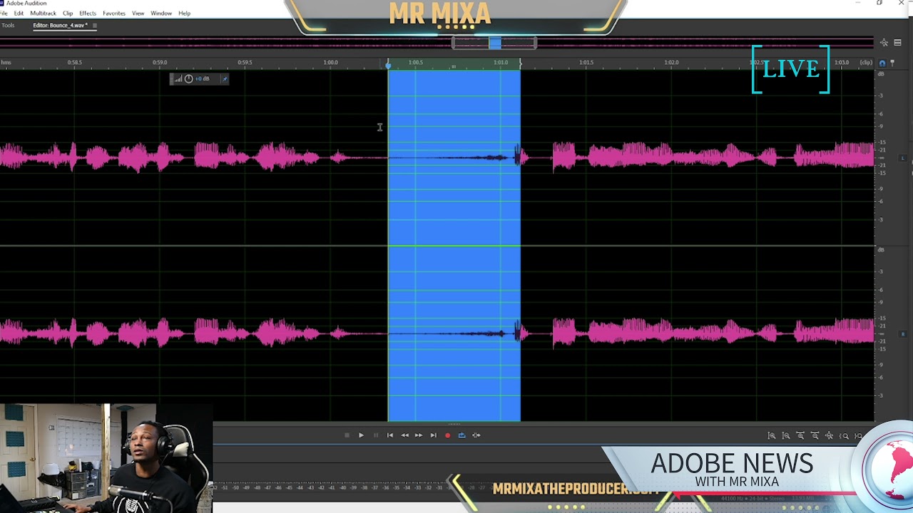 HOW TO REVERSE REVERB EFFECT IN ADOBE AUDITION