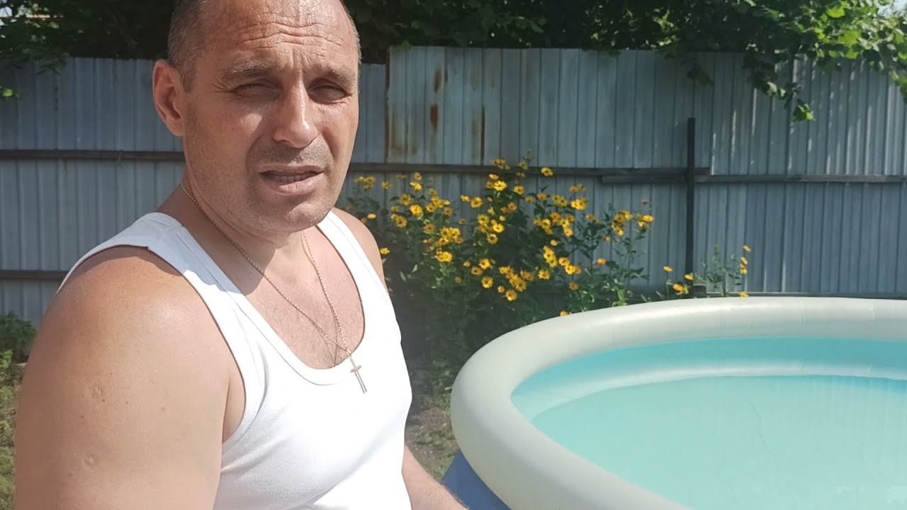 Очистка бассейна. Сравнение перекиси водорода и альгитинна.