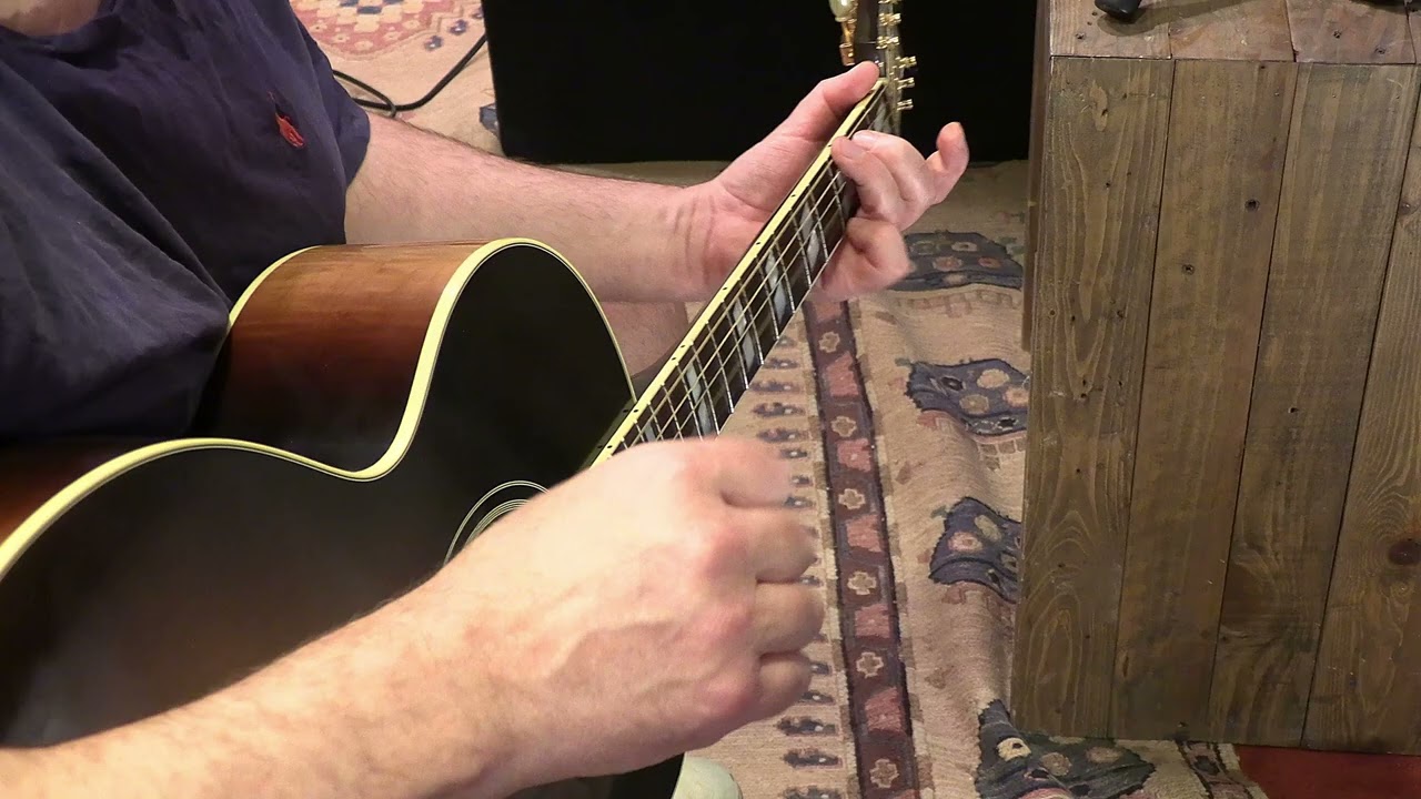 lowlight by Wrinkle Neck Mules, fingerstyle guitar with vocal, standard tuning, on my Gibson J185
