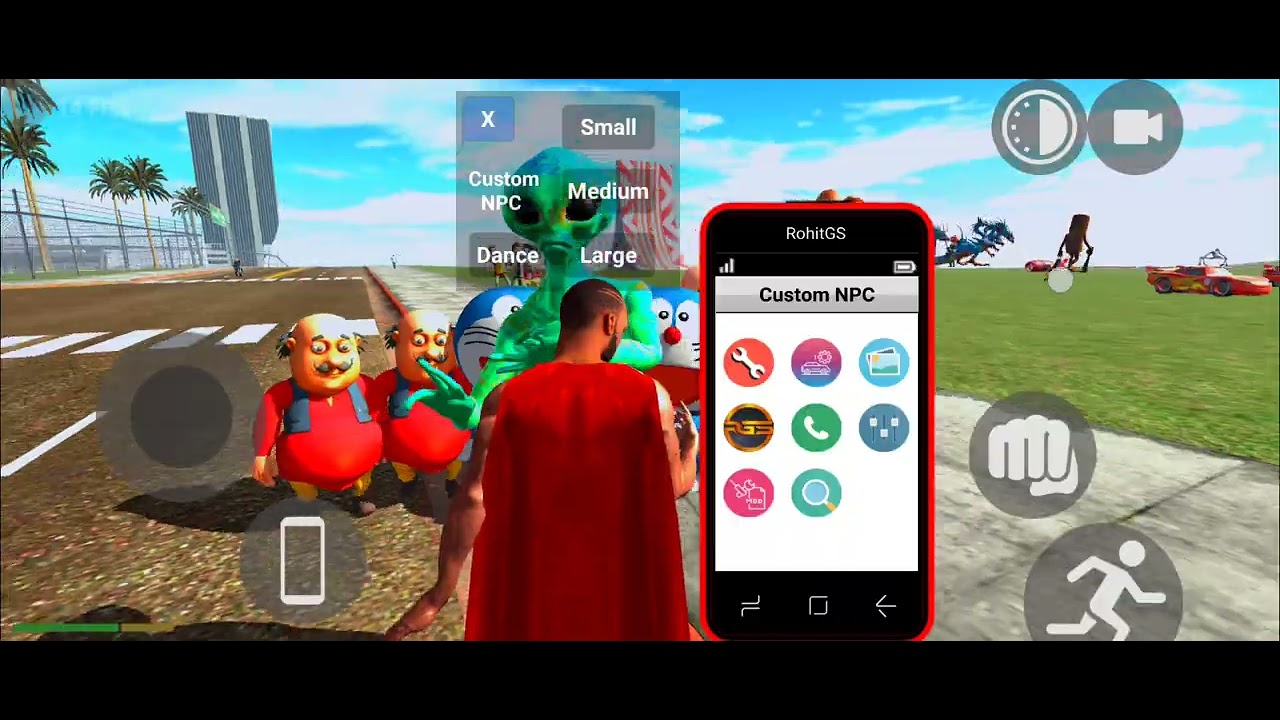 Frenklin added all characters 😱|| indian bike driving 3D #gta #viral #gaming #indianbikedriving3d 