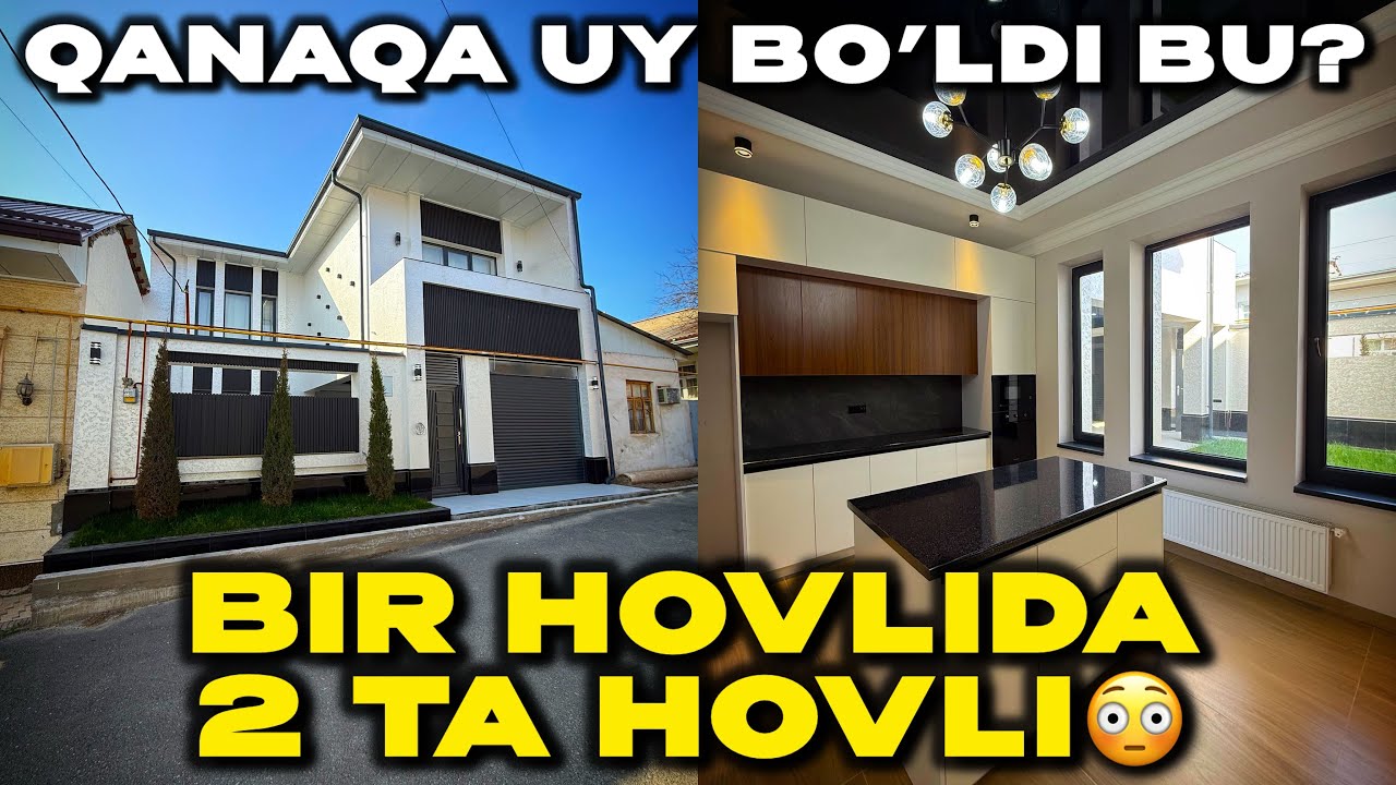 Hayronman😱 Qanaqasiga 3 sotixda 2 ta hovli😳 O’zi bittami 2 tami bu? ☎️ 91-191-95-53 #uybozor 