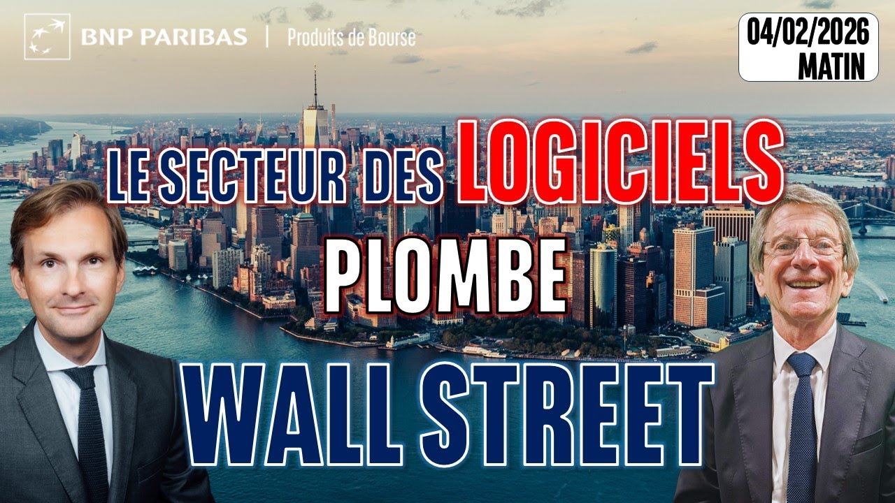 Le secteur des logiciels plombe Wall Street - 100 % Marchés - 04/02/2026 - M