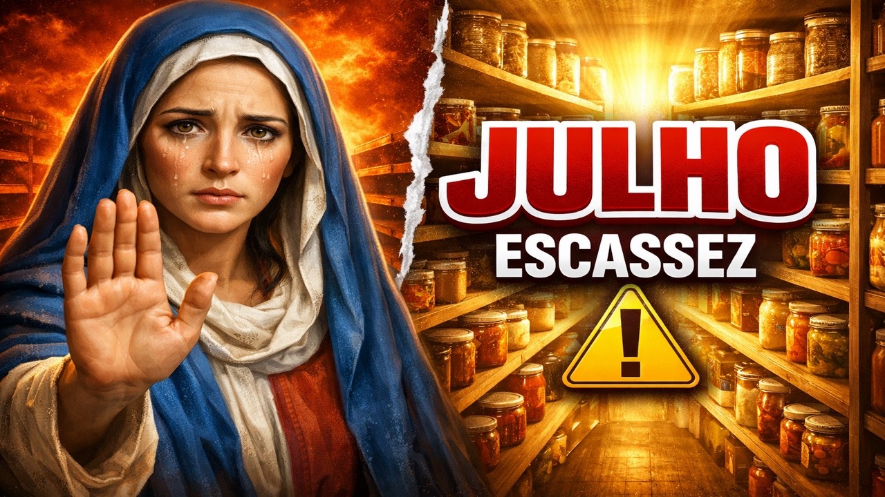 🚨 A Virgem Maria REVELOU: A Grande Escassez de JULHO | O Que Guardar na Despensa HOJE (Urgente!)