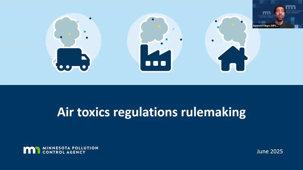 Air toxics regulations rulemaking information session - June 2025