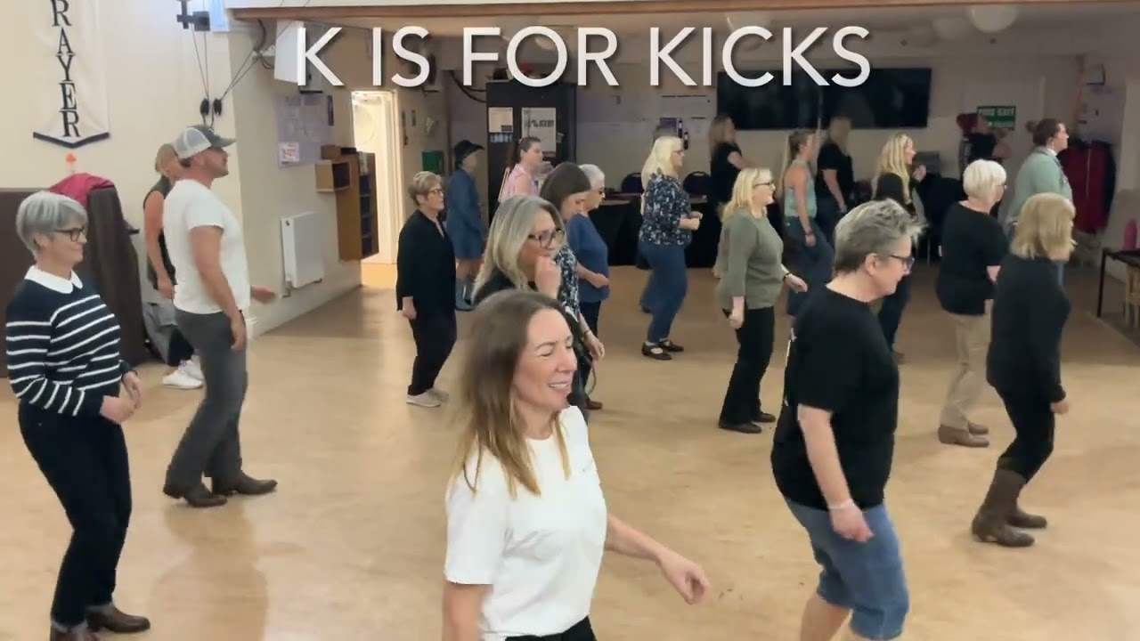 Halloween themed song swops for linedancing 