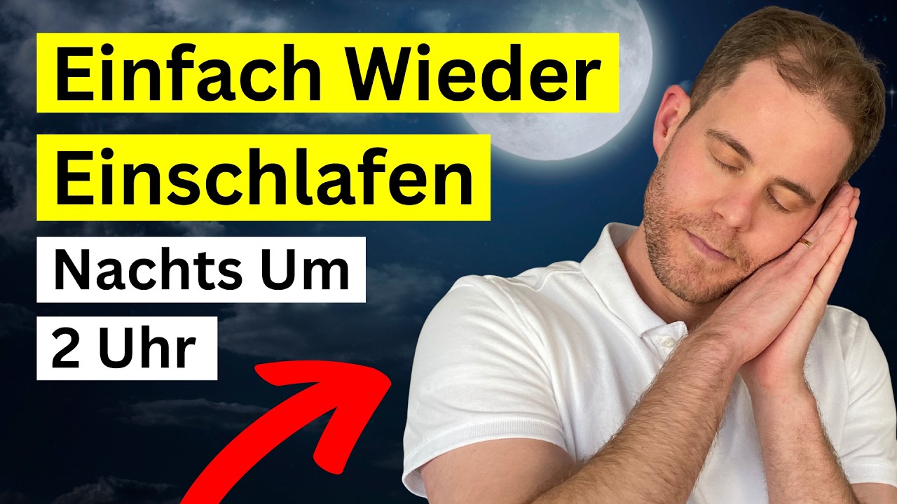 Nachts 1 STUNDE Wach? Der EINFACHSTE Tipp Für WIEDER Einschlafen!
