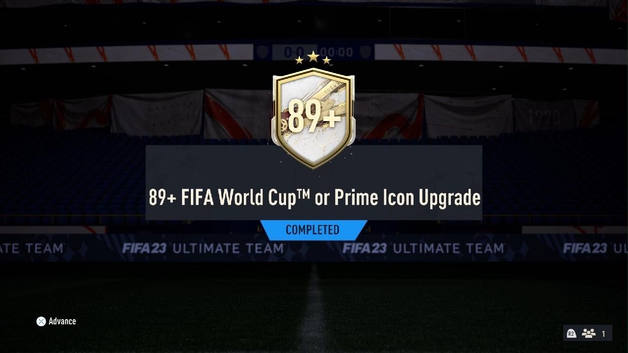 89+ World Cup or Prime Icon upgrade sbc!