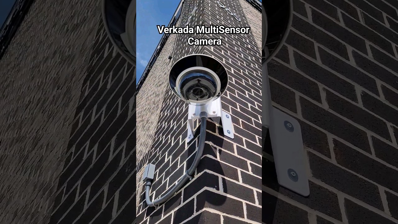Introducing Verkada's Multi Sensor Camera. 1 Camera 4 Lens  #work #cameras #foryou #fly