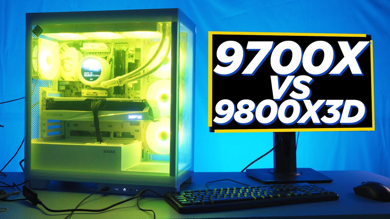 ⚙️ Що краще і для чого: AMD Ryzen 7 9700X + Radeon RX 9060 XT vs Ryzen 7 9800X3D + Radeon RX 9070 XT