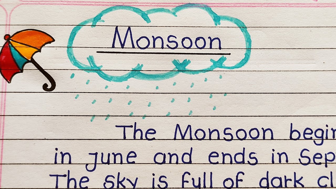 Monsoon Essay\monsoon english essay writing\best essay on monsoon season\AJ Pathshala
