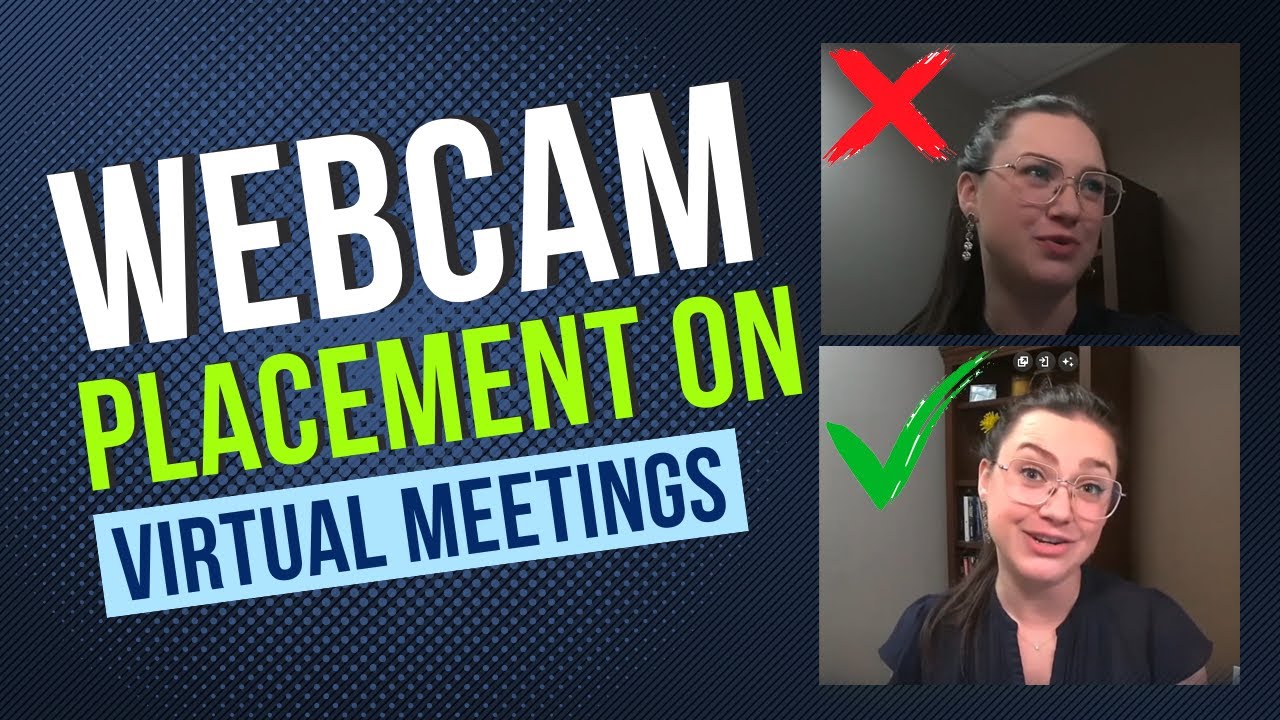 Proper Webcam Placement for Virtual Meeting