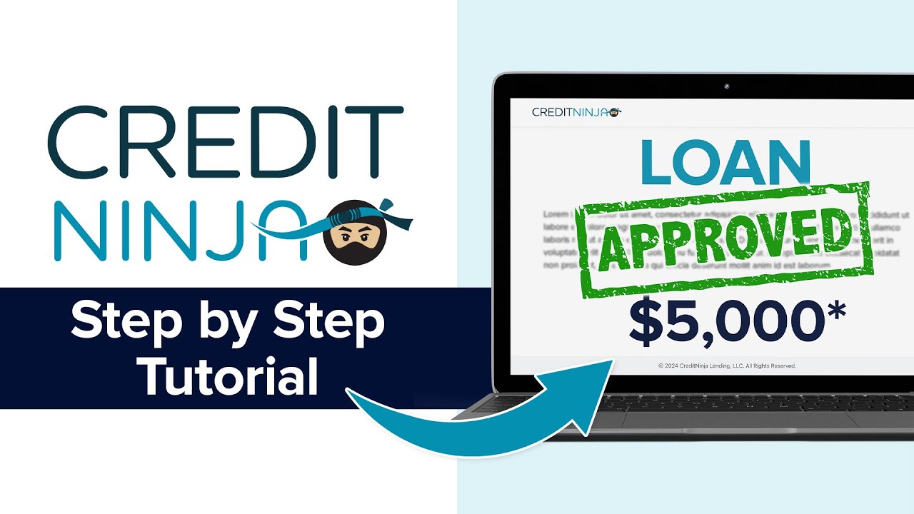 CreditNinja Tutorial: Same-Day* Loans Up to $5,000!