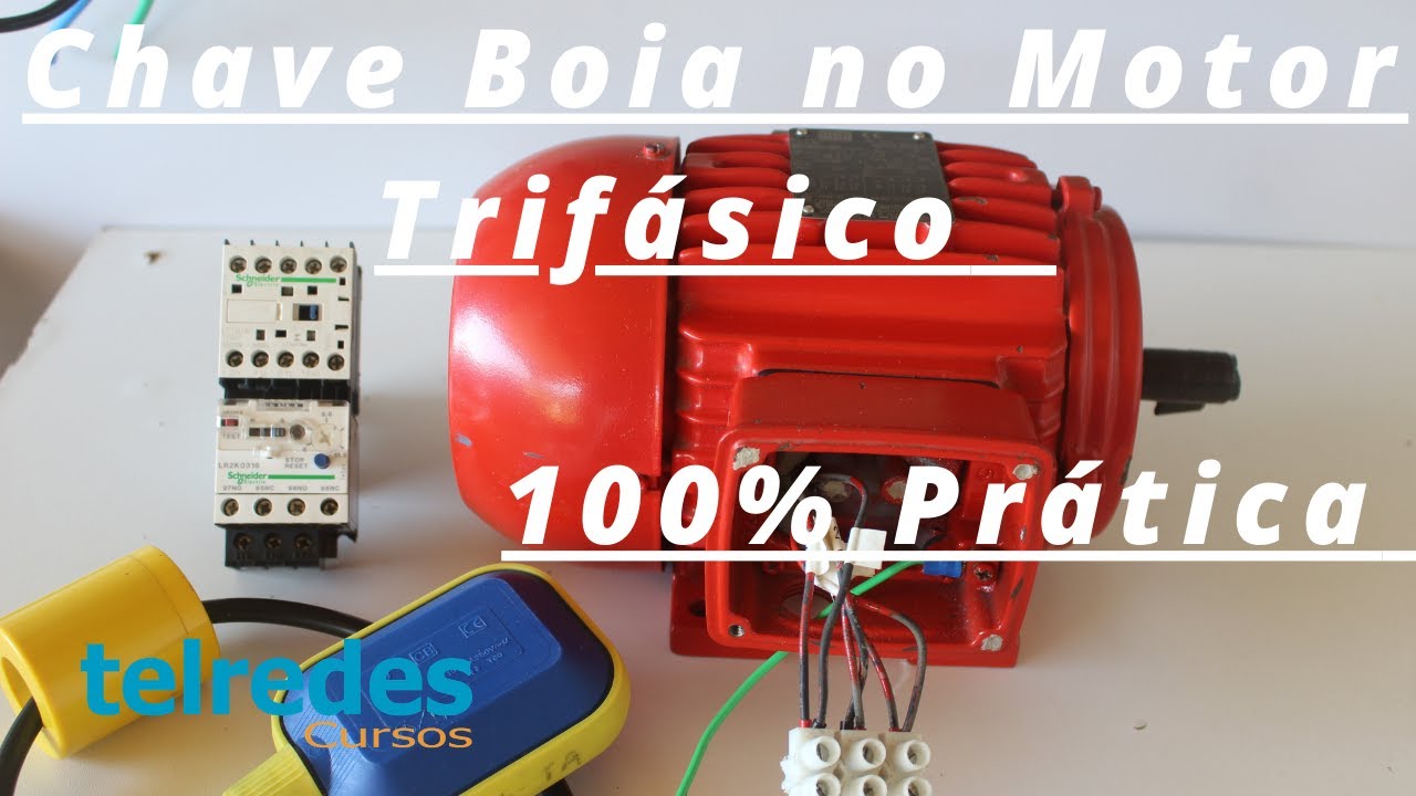 Como Instalar a Chave Boia no Motor Trifásico da Bomba d'água - 100% Na Prática