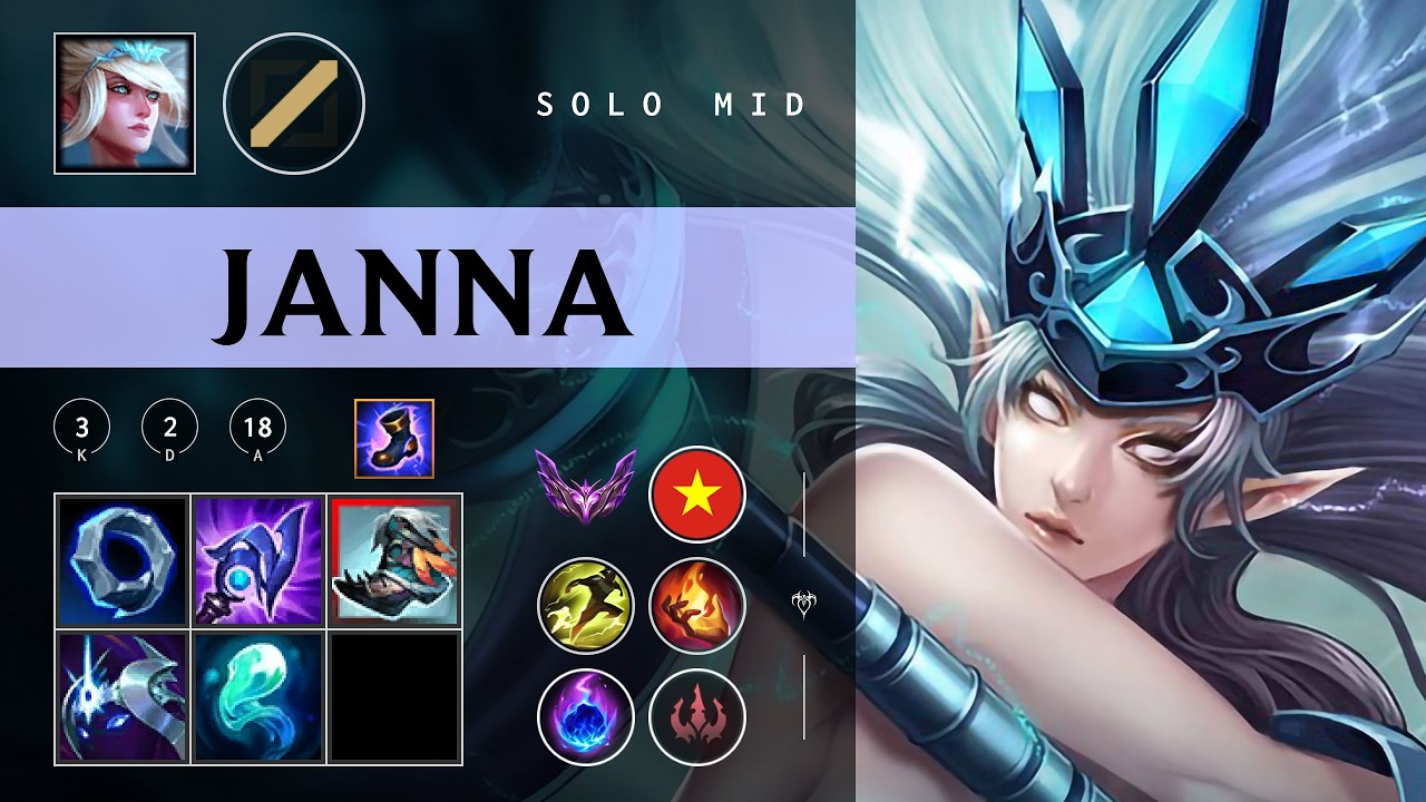 Janna Mid vs Vel'Koz - VN Master Patch 26.05