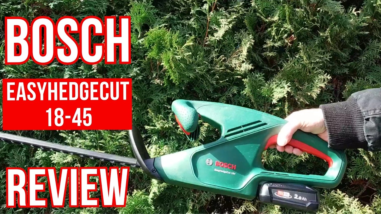 Bosch EasyHedgeCut 18-45: Die beste leichte Akku-Heckenschere?