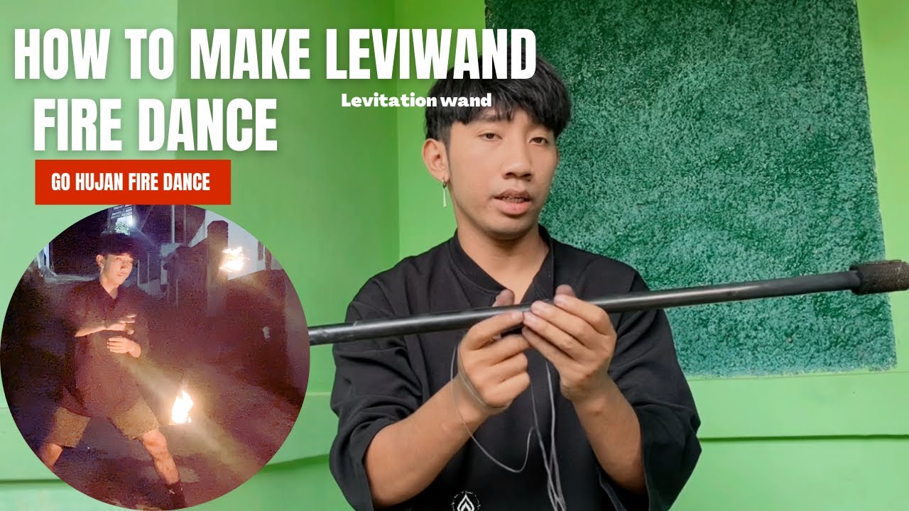 HOW TO MAKE LEVIWAND Fire dance #firedance #leviwand