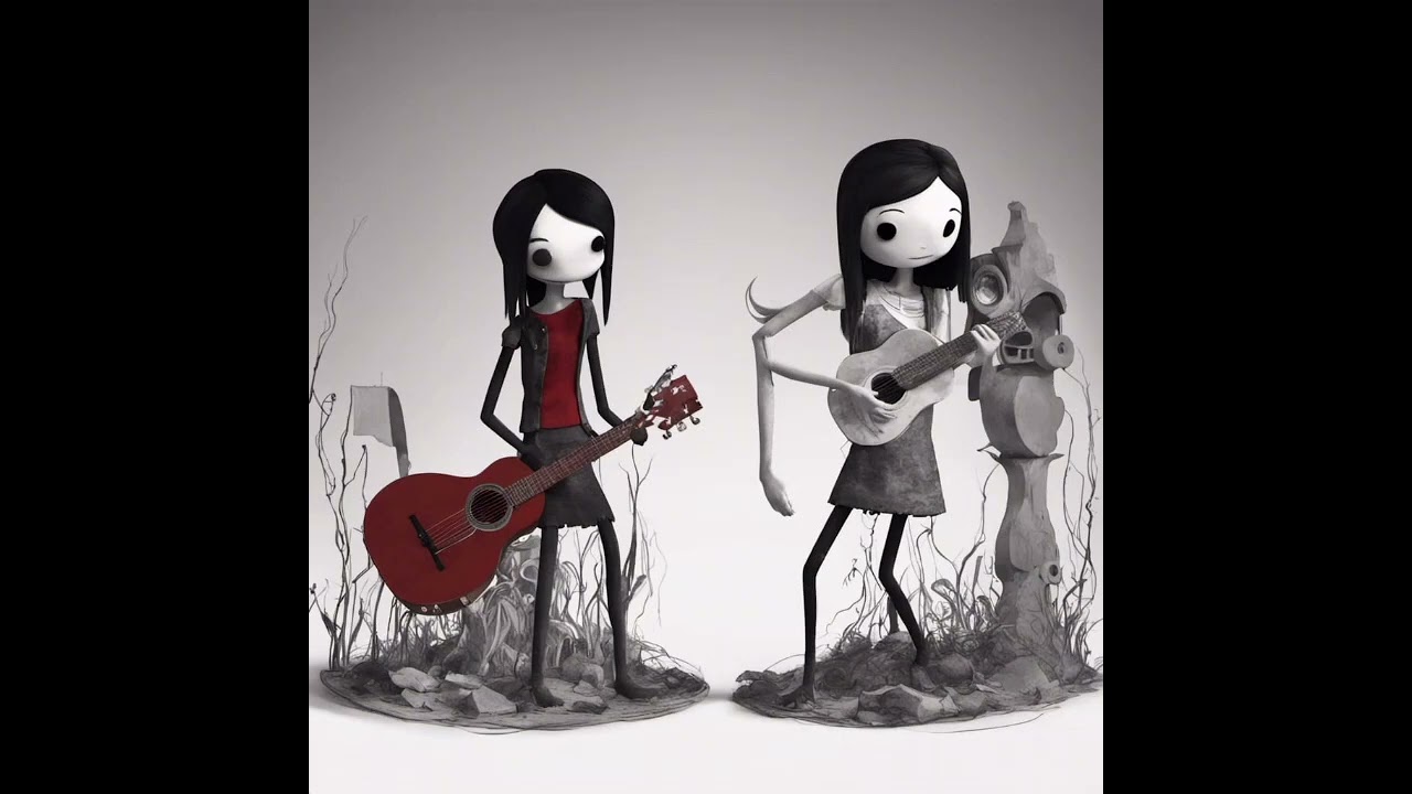 Marceline & Mathilde Pellegrini sing together (exploration from Coraline) A.I cover