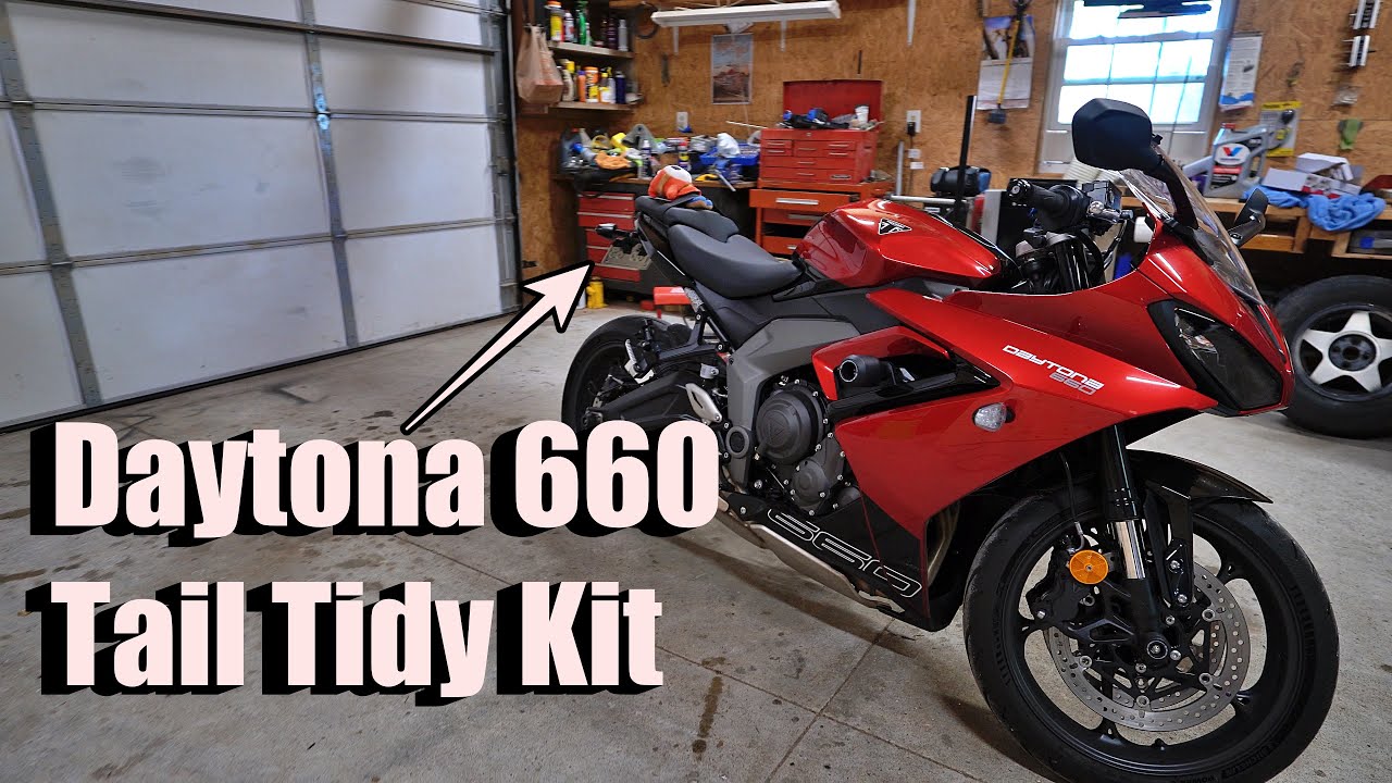 Want a Sleek Daytona 660? Watch This EVO Tech tail tidy Installation Now!