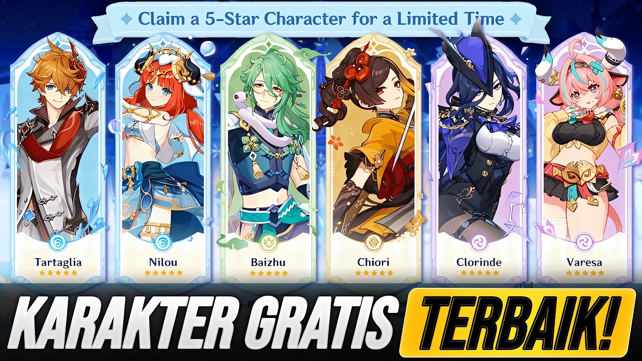 PILIHAN TERBAIK UNTUK KAMU! Hadiah Anniversary Karakter Gratis Limited | Genshin Impact