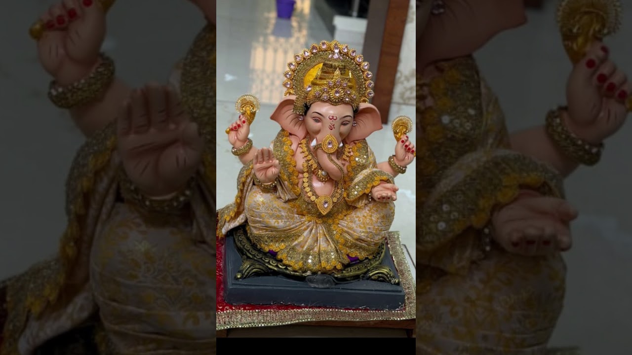 Ganpati bappa #GanpatiVibes#FestiveFeels#MoryaMagic#EcoFriendlyBappa#CelebrateWithBappa#Ganpati2025