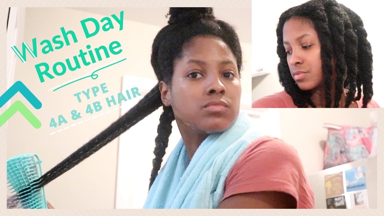 4a 4b Natural Hair Wash Day Routine