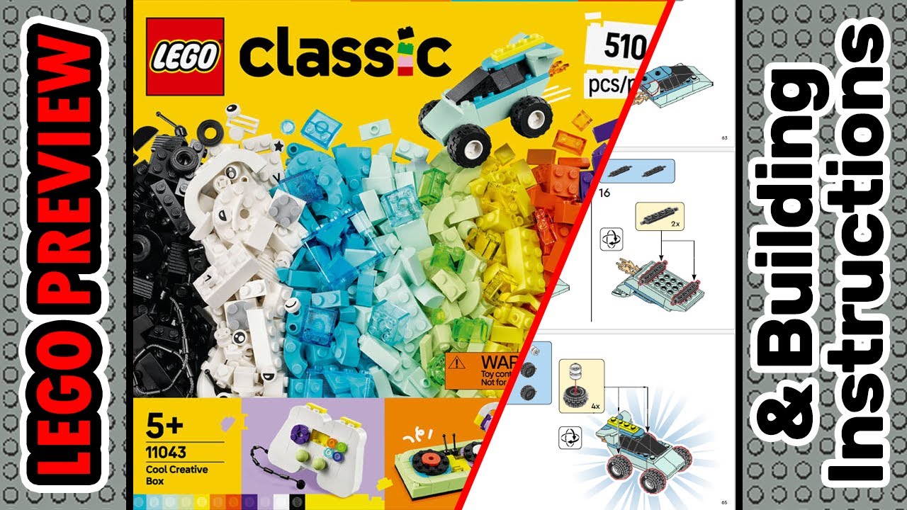 PREVIEW: 11043, LEGO CLASSIC, Cool Creative Box & Building Instructions! LEGO 2025