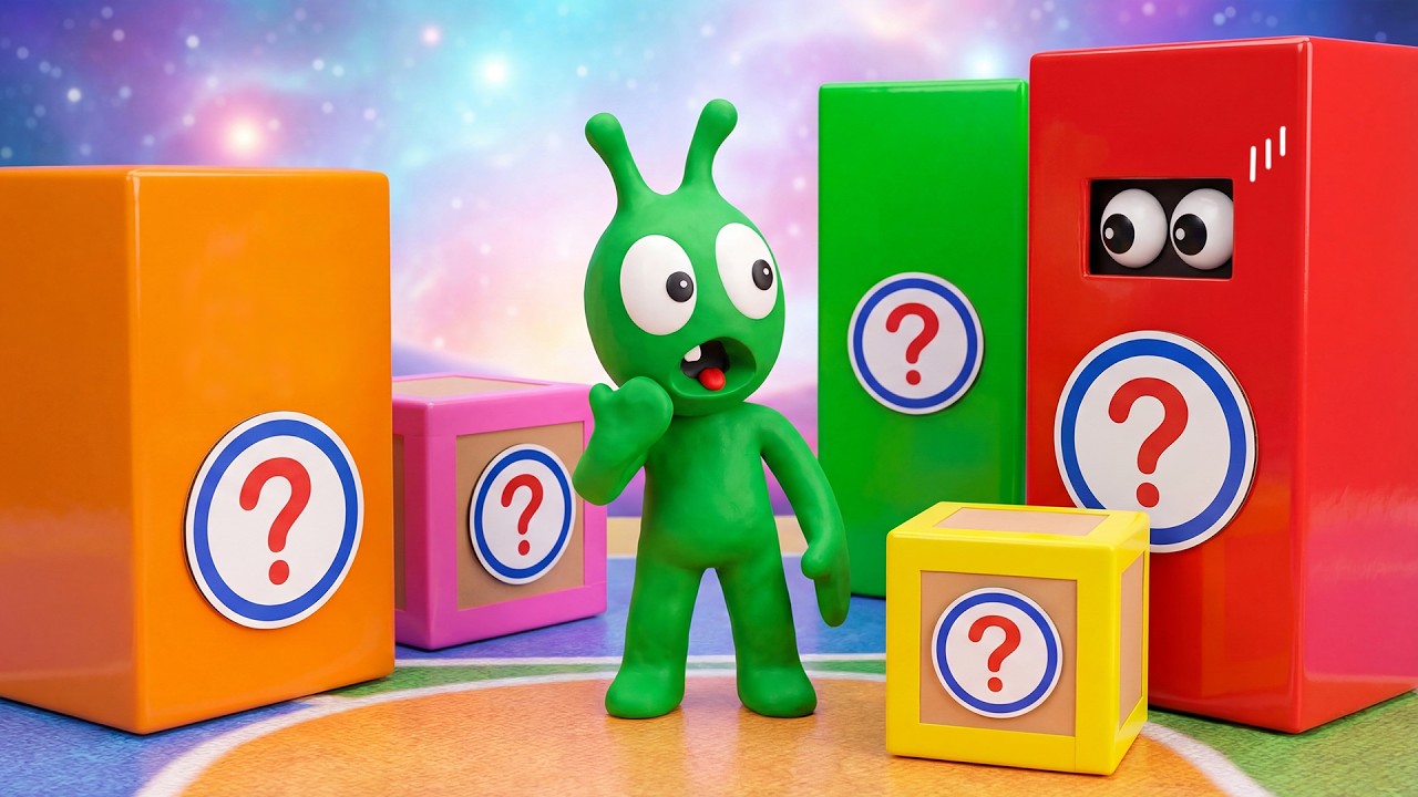 Pea Pea Plays Hide and Seek with His Alien Friend on Mars — Who Will Win!?
