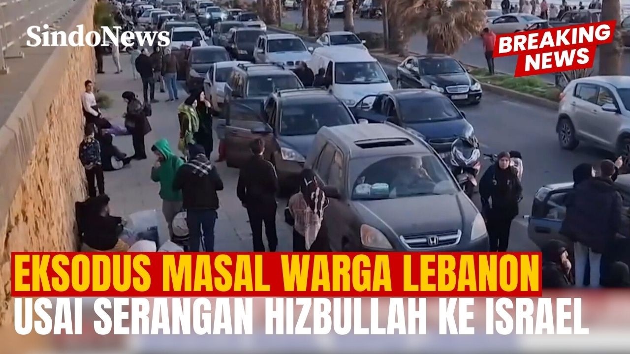 Eksodus Masal Warga Lebanon Buntut Serangan Hizbullah Terhadap Israel | Breaking News | 06/03