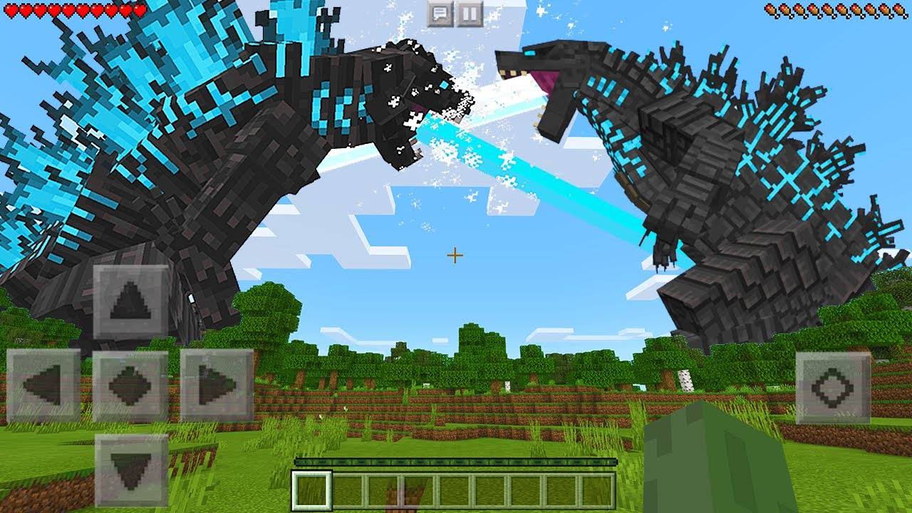 I Found GODZILLA vs GODZILLA MINUS ONE in Minecraft Pocket Edition...