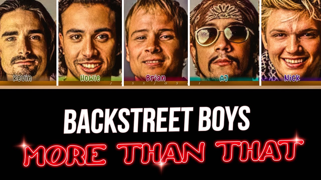 Backstreet Boys   More Than That