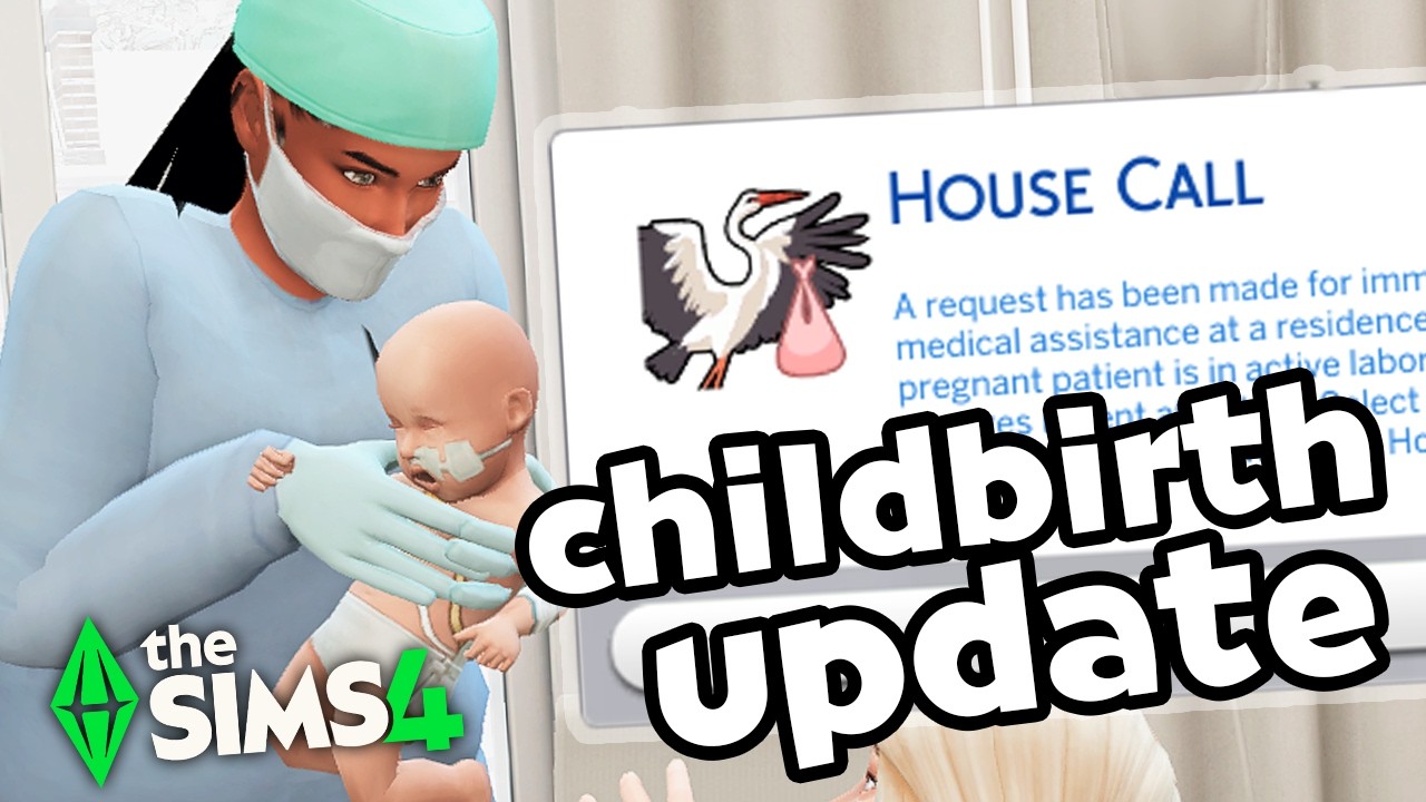 HUGE Midwife Update for Realistic Childbirth Mod (The Sims 4)